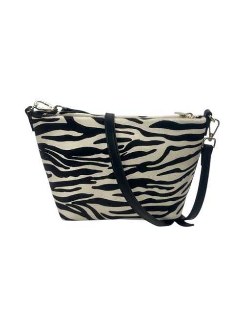 tracollina donna aline zebrata MC2 Saint Barth | ALINE BAG-ZEBRA BRUSHED LEATHER10